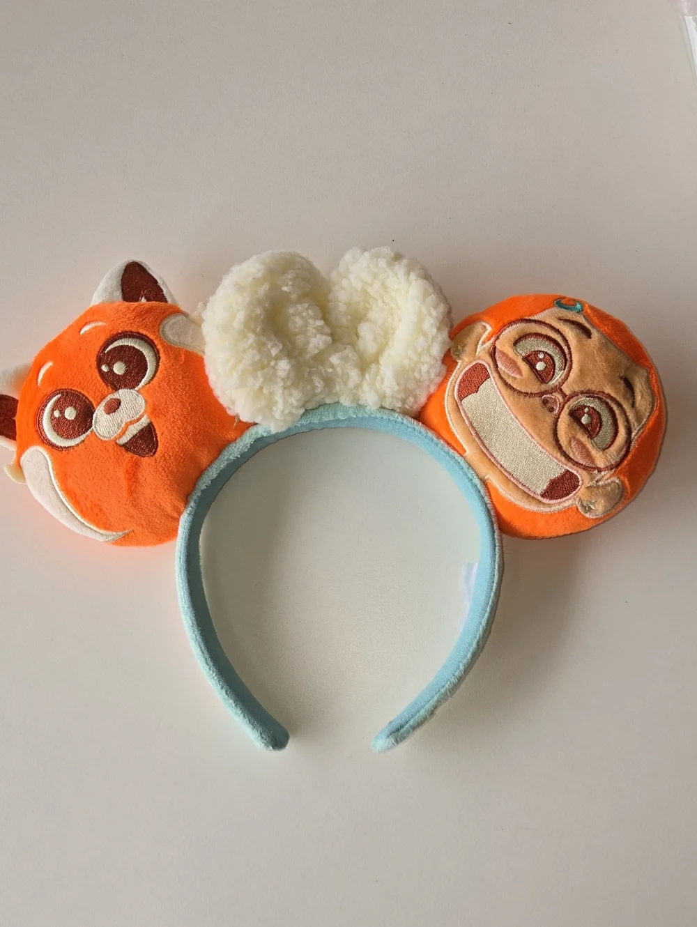 Disney Turning Red Plush Character Ear Headband for Kids - Orange & Cream - Picture 1 of 6